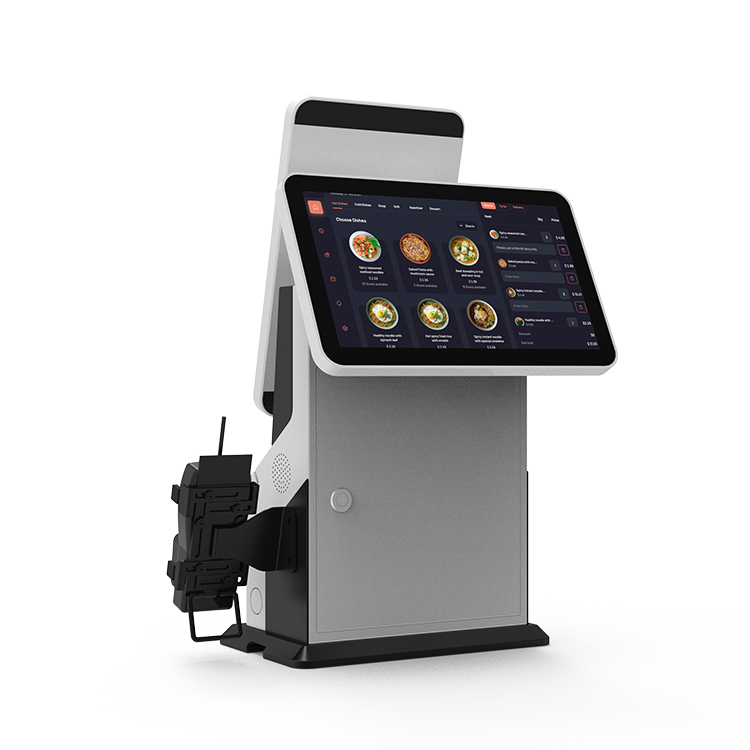 15.6+15.6 inch service self ordering Payment kiosk