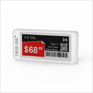 2.13 Inch ELS Electronic shelf label Digital Shelf Labels ESL Supermarket Shelf Price Tag